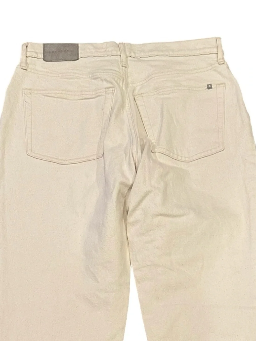 Everlane The Original Cheeky High Rise Jean Pants Ecru Cream Barrel 29